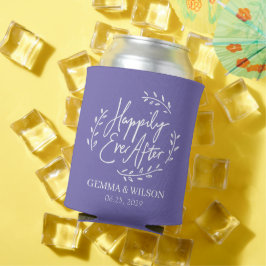Porta-lata QUALQUER COR Feliz Depois do Casamento Personaliza