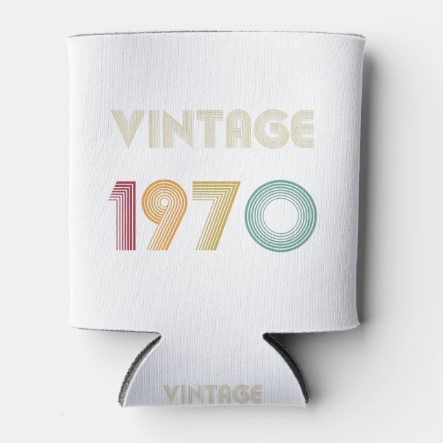 Porta-lata Quarenta e nove anos 49º Aniversário Presente Vint (Frente)