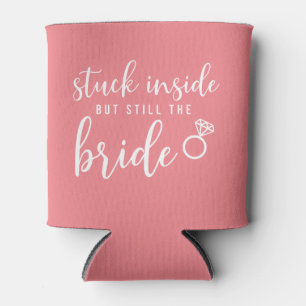 Porta-lata Quarentena Noiva de Casamento Rosa