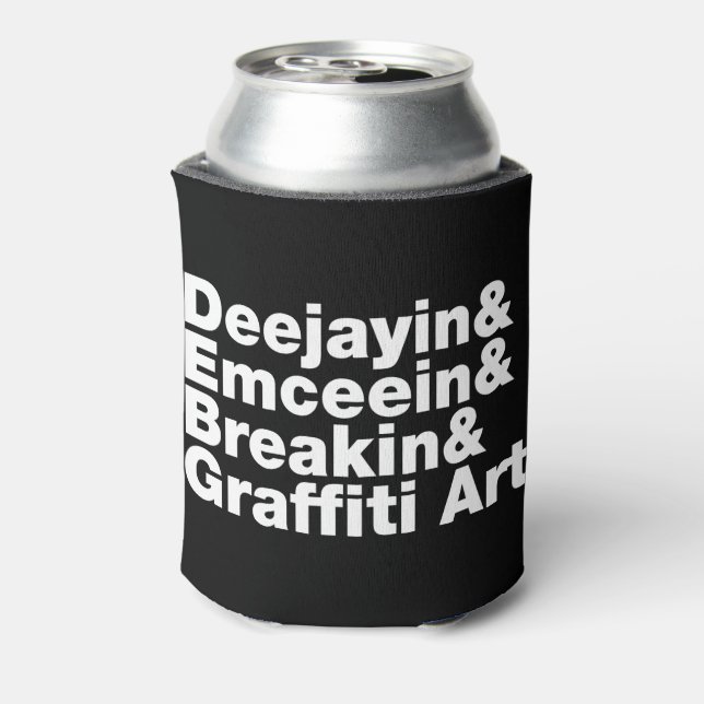 Porta-lata Quatro Elementos de Hip Hop (Can Back)