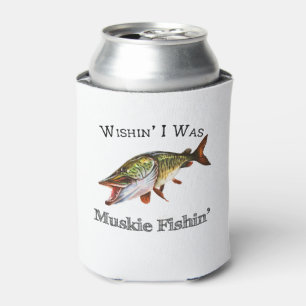 Porta-lata Queria Ser Muskie Fishin