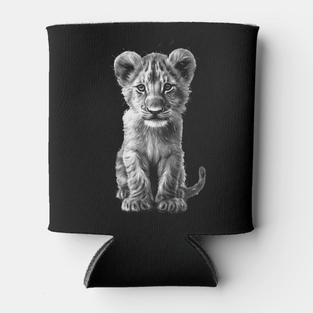 Porta-lata Querida, Cinza de gatos grandes (Frente)