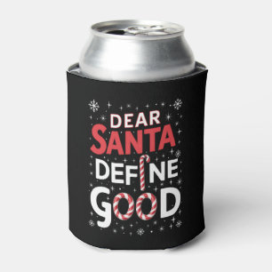 Porta-lata Querido Papai Noel Defina Boas Festas de Natal Xma