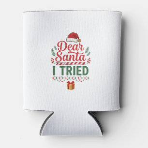 Porta-lata Querido Papai Noel Tentou Caixa de Presente de Cha