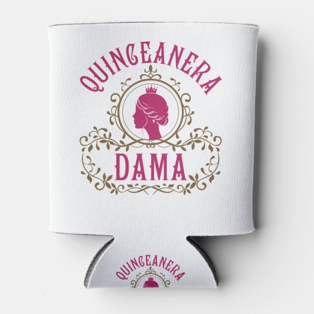 Porta-lata Quinceanera Dama (Frente)