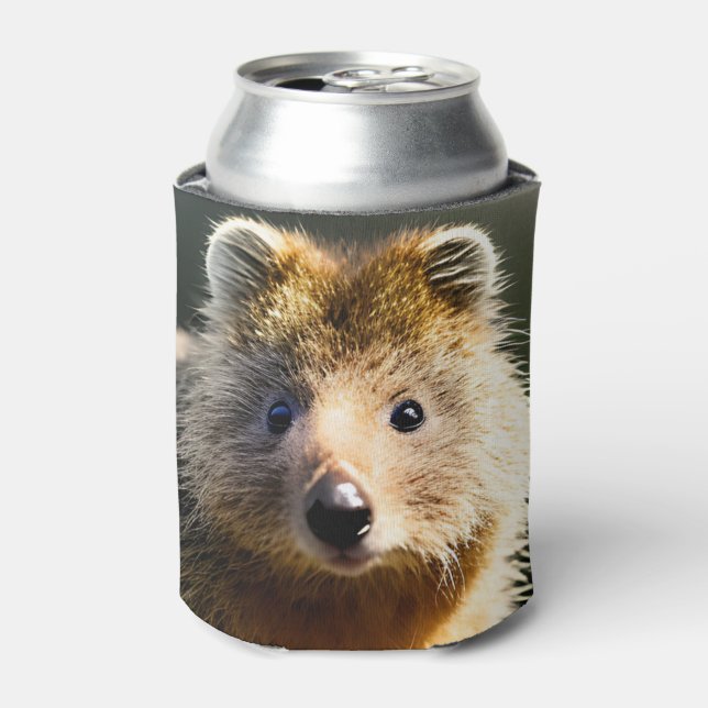 Porta-lata Quintin Ginger Quokka, Can Cooler (Can Front)