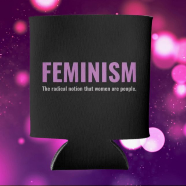 Porta-lata Radical Feminismo Bebida Cooler (Criador carregado)
