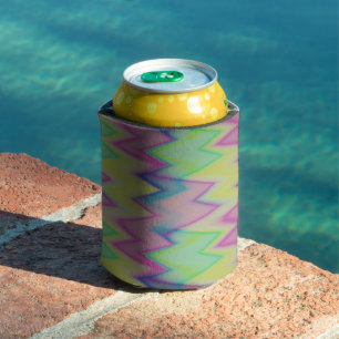 Porta-lata Rainbow Zigzags
