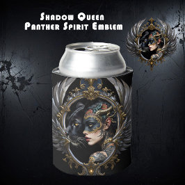 Porta-lata Rainha das Sombras – Emblema do Espírito Pantera.