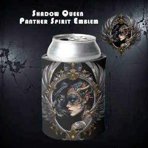Porta-lata Rainha das Sombras – Emblema do Espírito Pantera.