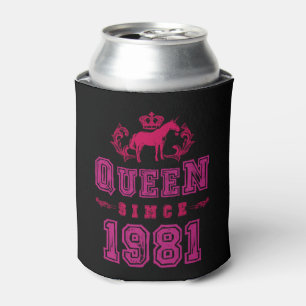 Porta-lata Rainha Unicórn 1981