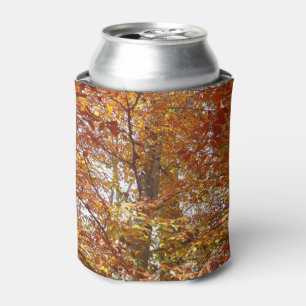 Porta-lata Ramos de Folhas Laranja Outono Natureza