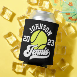 Porta-lata Raquete de Tênis Personalizada com NOME do Jogador