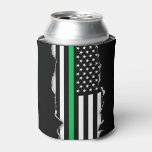 Porta-lata Rasgado para fora olhe a bandeira americana da