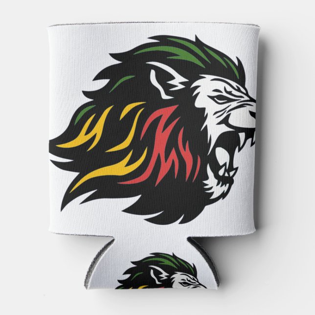 Porta-lata Rasta Lion (Frente)