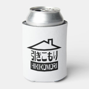 Porta-lata Recluse do japonês do 引きこもり de Hikikomo