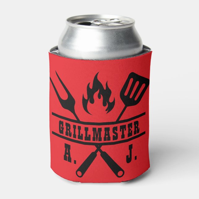 Porta-lata Red Grillmaster Utensil (Can Front)