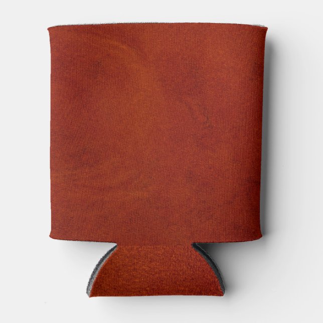 Porta-lata Red leather (Frente)