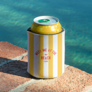 Porta-lata Red Me Encontra Na Faixa Da Cabana Amarela Praia