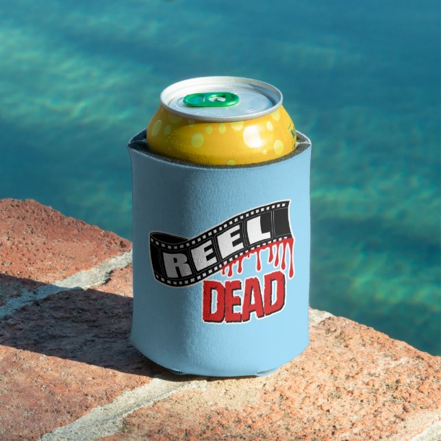 Porta-lata Reel Dead Protetor de Espuma Preto Koozie (Piscina in situ)