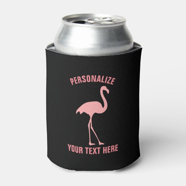 Porta-lata Refrigeração personalizada de pássaros do flamingo (Can Front)