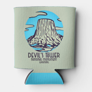 Porta-lata Refrigerador de Bebidas Devils Tower Wyoming Nacio