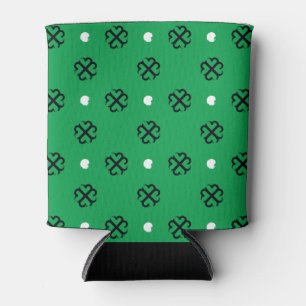 Porta-lata Refrigerador de Bebidas Lucky Hearts Shamrock