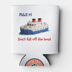 Porta-lata Refrigerador de Lata Engraçado - Regra #1 Não Caia