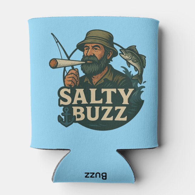 Porta-lata Refrigerador de Lata Salty Buzz Original (Traseira)