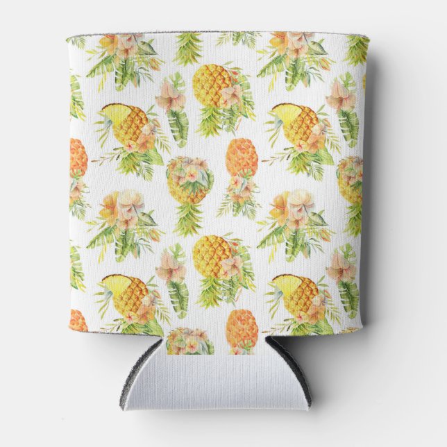 Porta-lata Refrigerante de abacaxi de cabeça para baixo (Frente)