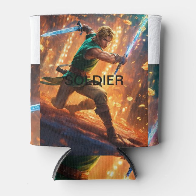 Porta-lata Refrigerantes de espuma de tropas: Mantenham Bebid (Frente)