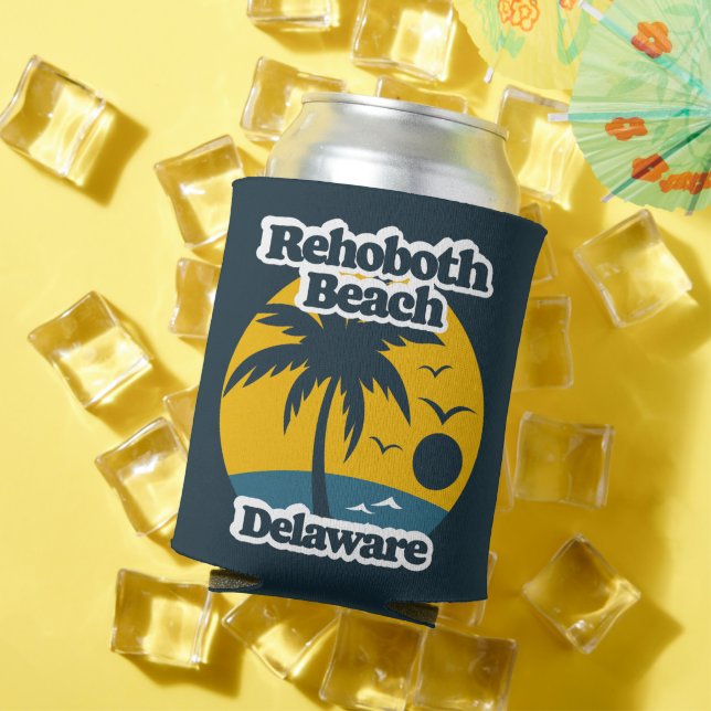 Porta-lata Rehoboth Beach Delaware (Verão in situ)