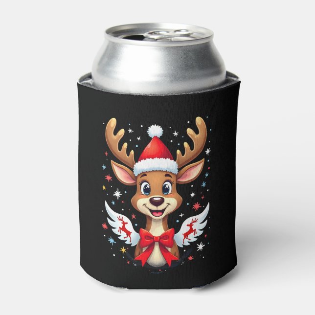 Porta-lata Reindeer de natal (3) (Can Front)