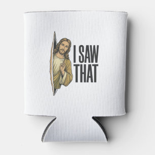 Porta-lata Religioso Engraçado Eu Vi Aquela Antiga