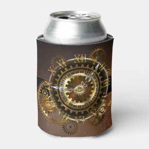 Porta-lata Relógio a vapor com engrenagens antigas