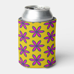 Porta-lata Remendo de Flor Roxa
