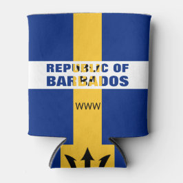 Porta-lata República do Monograma de Barbados