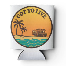 Resfriador de Lata Retro Sunset Got To Live - Camp