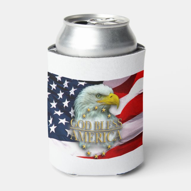 Porta-lata Resfriadores/América Deus abençoe (Can Front)