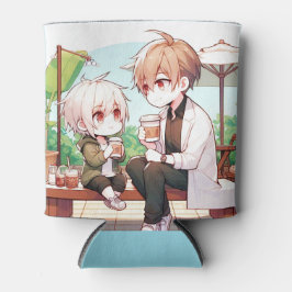 Porta-lata Retirada do pai - Pai Chibi e Criança Podem Resfri