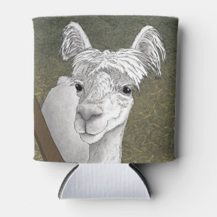 Porta-lata Retrato Alpaca 2