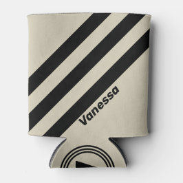 Porta-lata Retro Alabaster Três Fitas com Nome