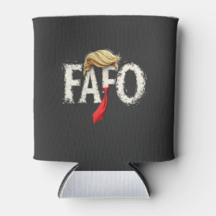Porta-lata Retro-americano Donald Trump FAFO USA Flag Patriot