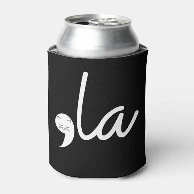 Porta-lata Retro Cat Comma La Kamala Harris Para Presidente 2 (Can Front)