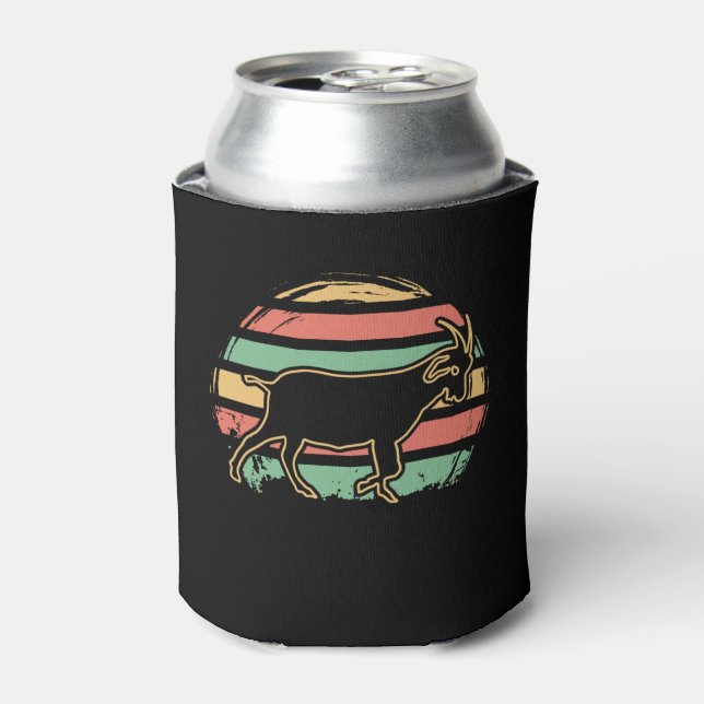 Porta-lata Retro de animais de caprinos (Can Front)