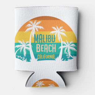 Porta-lata Retro de praia de Malibu