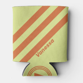 Porta-lata Retro Desert Cactus Três Fitas com Nome