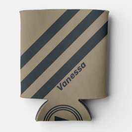 Porta-lata Retro Desert Três Faixas com Nome