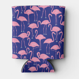 Porta-lata Retro Flamingo | Summer Poolside Cool Coastal