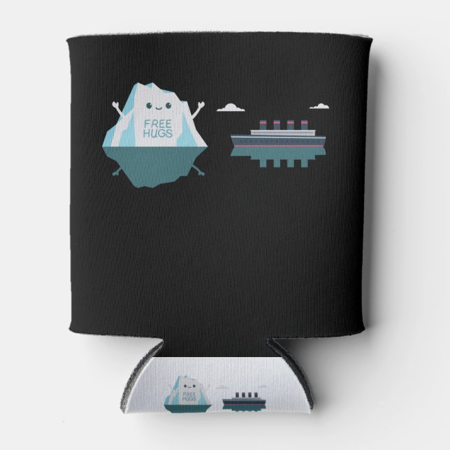 Porta-lata Retro Funny Titanic Iceberg 1912 Cruis Vessel (Frente)